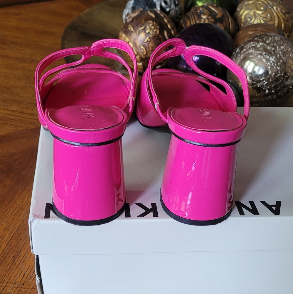 Anne Klein Pink Block Heels - Picture 4 of 8